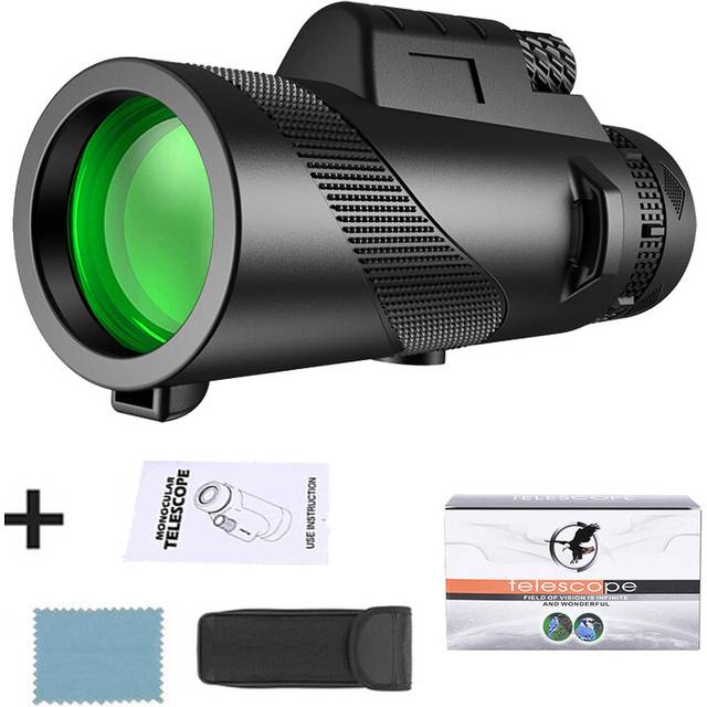 (Black monocular) 80x100 Monocular Telescope High Powered Zoom Monocular With Phone Adapter For Hunting Bird Watching Camping Hiking