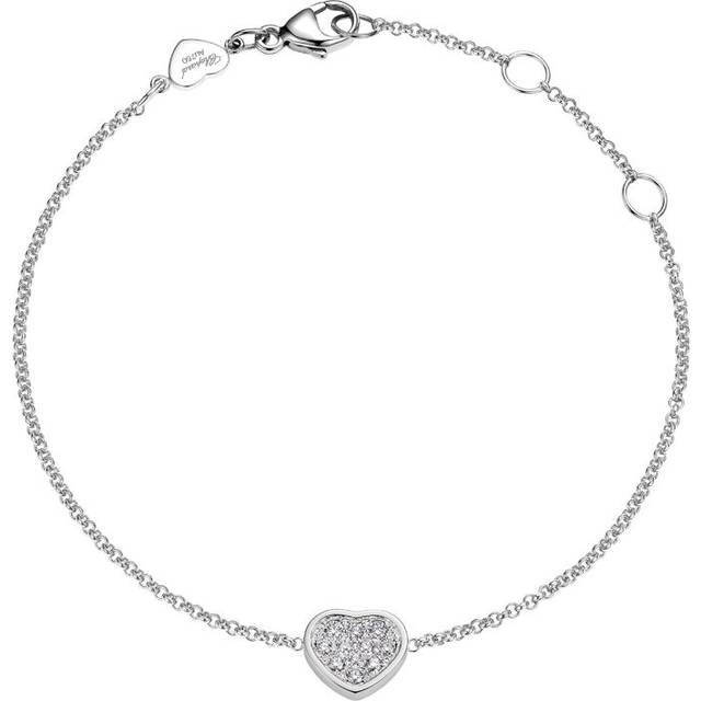Chopard White Gold and Diamond My Happy Hearts Bracelet - One size