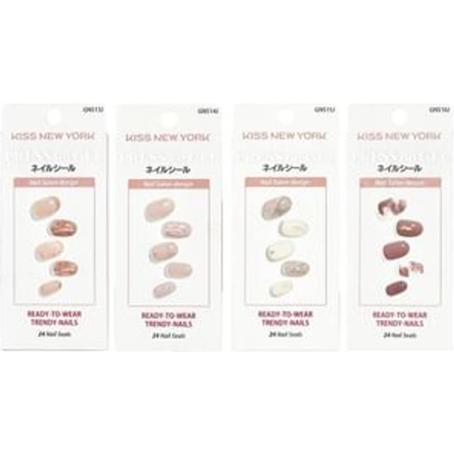 KISS NEW YORK - Press On Gel Nail Stickers GNS17J - 24 pcs