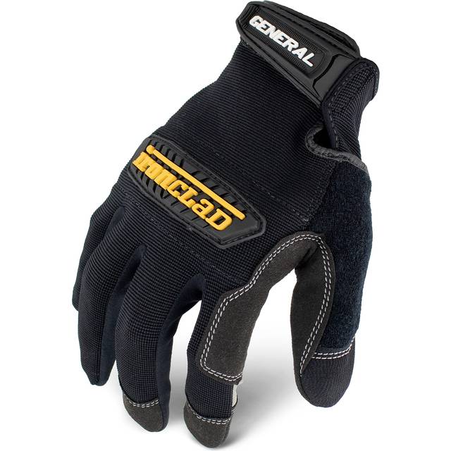 Ironclad General Utility Work Gloves GUG  All-Purpose  Performance Fit  Durable  Machine Washable  1 Pair  Small - GUG-02-S   Black