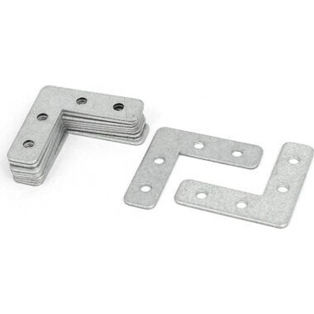40mmx40mmx1mm Metal Flat L Shaped Corner Brace Angle Bracket Repair Plates 10pcs