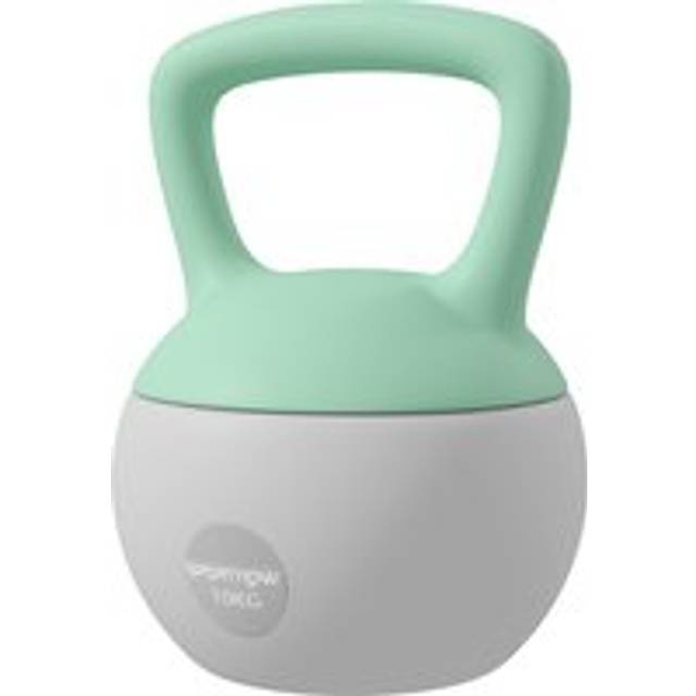 SPORTNOW 10KG Kettlebell, Soft Kettle Bell with Non-Slip Handle for Home Gym Weight Lifting and Strength Training Aosom UK