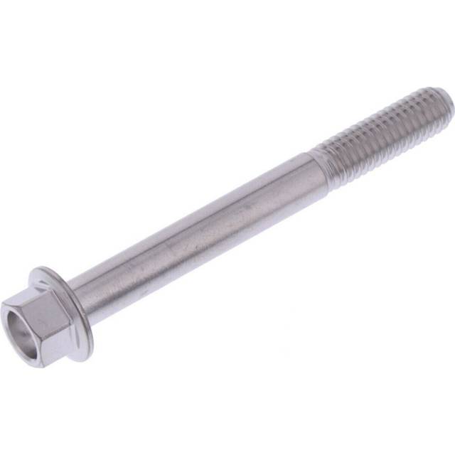 Pro-Bolt Flanged Hex Head Stainless Steel Bolts - M6 x 1.00mm x 55mm (30mm)