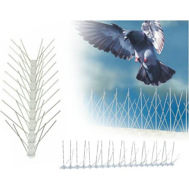 1M Wall Fence Spikes Anti Climb Security Birds Pigeon Spikes Repellent Deterrent