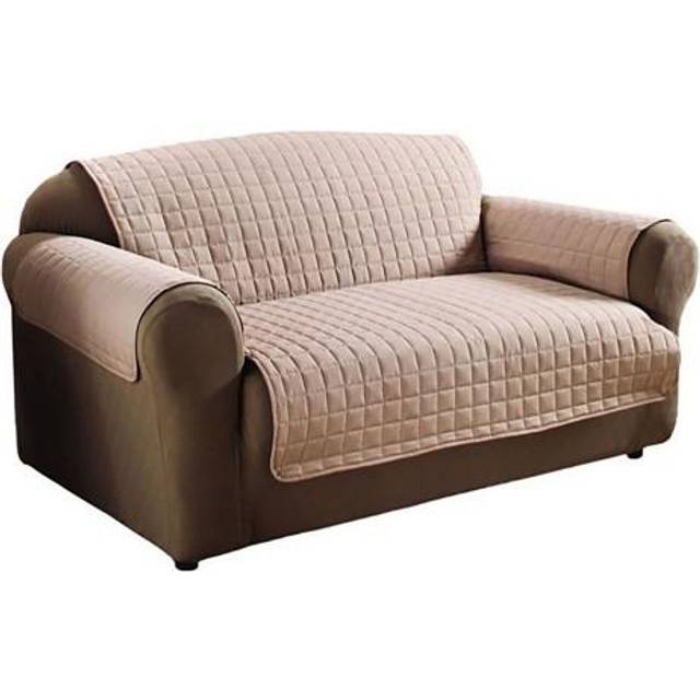 (Chair, Black) Quilted Water Resistant Furniture Protector (3 Sizes)