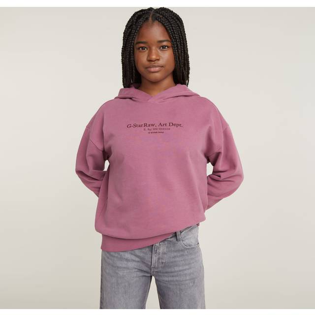 Girls Hoodie Brushed - Purple - girls - 158
