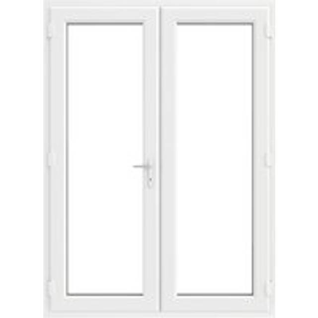 Hiatt Triple Glazed French Door - White - 1590 x 2090mm