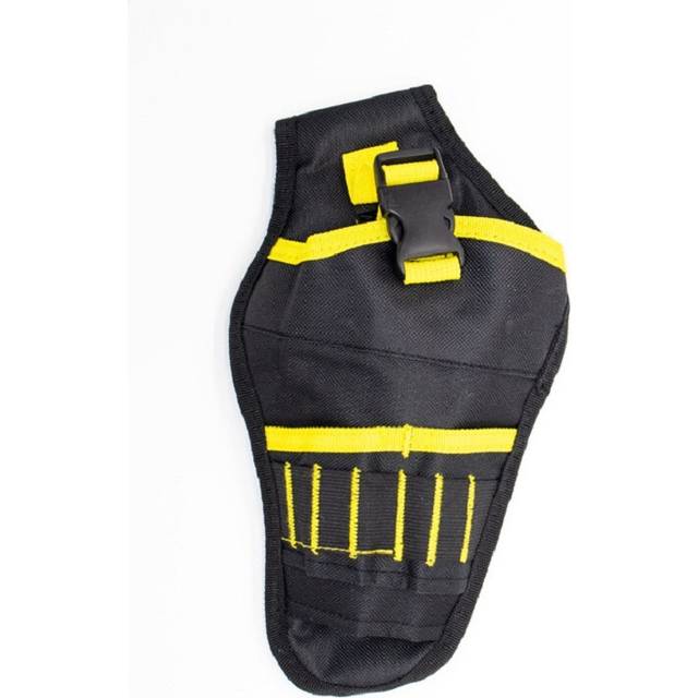 (Yellow) 1PC Portable Tool Bag Heavy Duty Drill Holster Electrician Tool Bag Drill