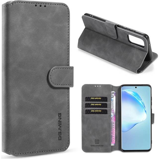 DG.Ming Retro Samsung Galaxy S20 Ultra fodral - Silver/Grå