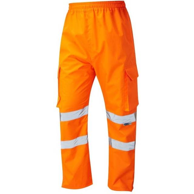 Leo Workwear Appledore ISO 20471 CL 1 Cargo Overtrouser Hi-vis Orange3XL - hi-vis orange