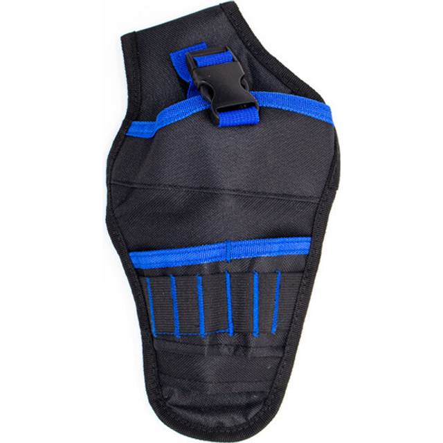 (Blue) 1PC Portable Tool Bag Heavy Duty Drill Holster Electrician Tool Bag Drill