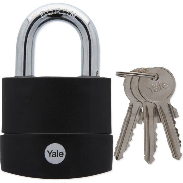55mm Weatherproof Yale Padlock Anti-cut Boron Steel Shackle Storage Trunk Lock