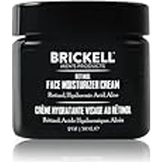 Brickell Men's Retinol Face Moisturizer Cream For Men, Natural & Organic, Anti-Wrinkle Face Night Cream with Retinol & Hyaluronic Acid To Reduce Fine