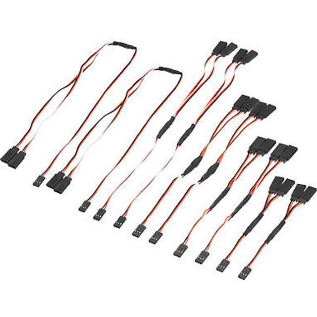 10pcs Y Servo Extension Cable Cord Connector Lead Wire 26awg 30-cores