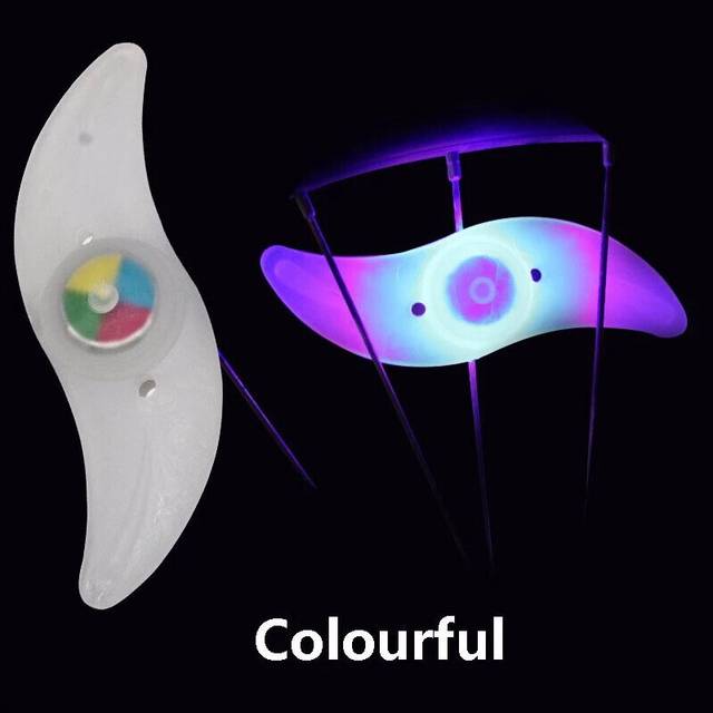(a-Colorful) Reflective Bicycle Spoke Light, Mountain Road Bike Flashlights LED Tyre Tire Caps Wheel Lamp Supper Bright for Safety Warning
