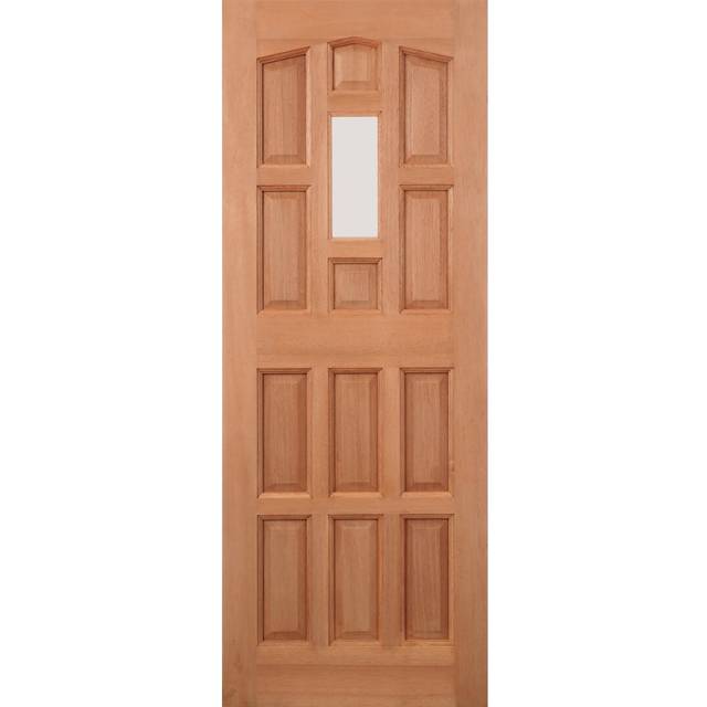 Elizabethan Unglazed Hardwood External Door (198.1 cm H x 76.2 cm W x 4.4 cm D)
