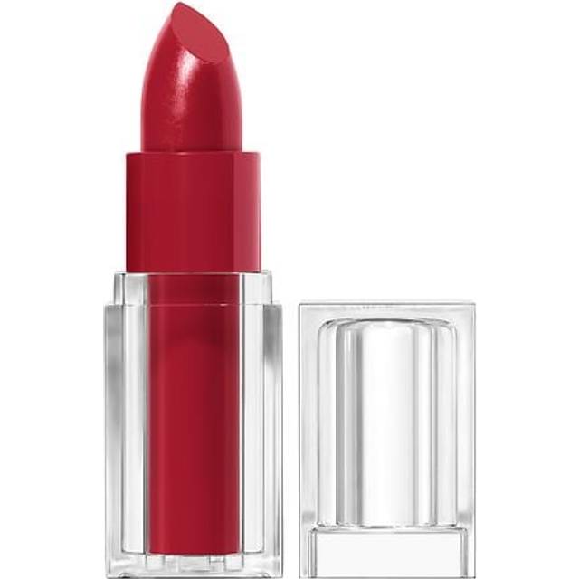 COVERGIRL Clean Lip Color  Crimson Doll  Satin Finish  24-Hour Wear  Squalane  Avocado & Aloe  Carmine-Free  Non-Drying  0.12oz