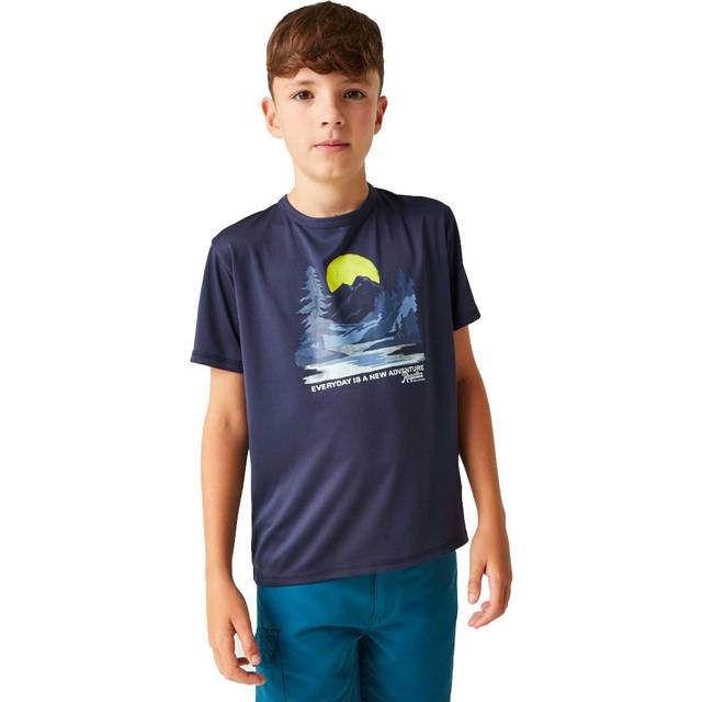 Regatta Boys Alvarado VIII Short Sleeve Graphic T Shirt 3-4 Years - Chest 55-57cm (Height 98-104cm)