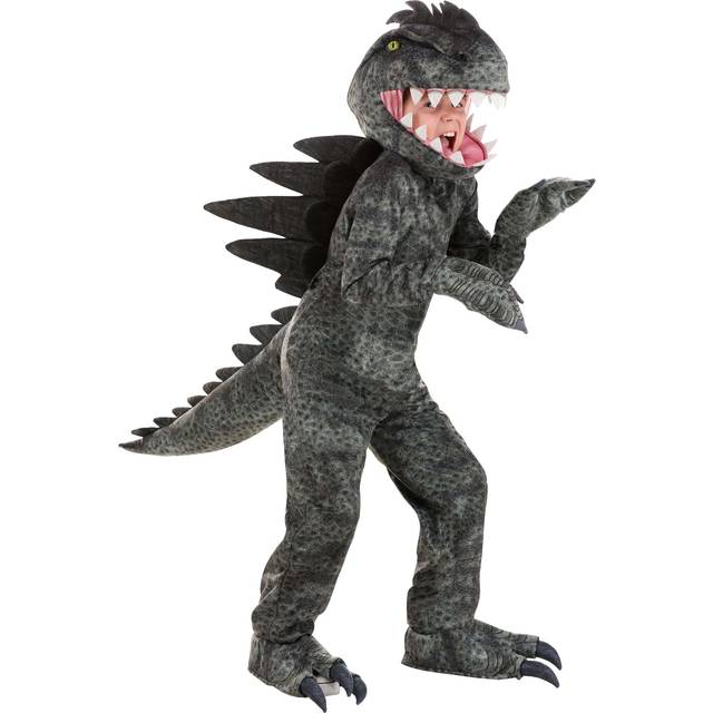 Child Giganotosaurus Dinosaur Costume | Kid's Dinosaur Costumes - Green (XS)