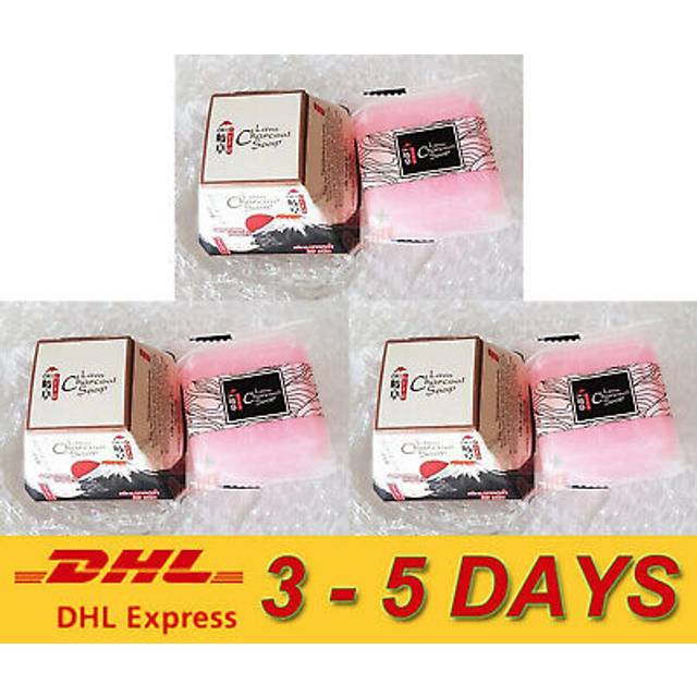 Gifu lava charcoal soap bar japanese pearl rich minerals reduces spot 70g.