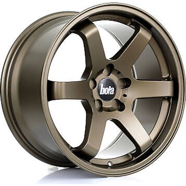 4 x bola b1 alloy wheels, matt bronze - 17x7.5'', et40, 5x100 pcd, 73.1mm cb