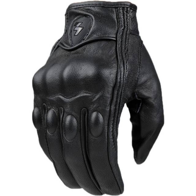 (non perforated, 3XL) Motorcycle Gloves men women moto leather Carbon cycling winter gloves motorbike motorcross ATV motor New