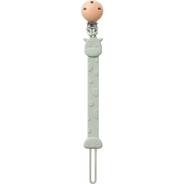 SHEIN 1pc Silicone Pacifier Clips For Baby, One-Piece Giraffe  Pacifier Chain, Babies Teething Chain Toy For Kid Baby Accessories Baby Shower Gift
