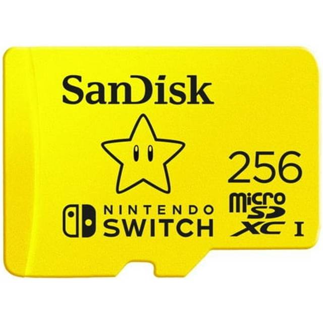 SanDisk microSDXC UHS-I kort till Nintendo Switch 256GB - Nintendo-licensierad produkt