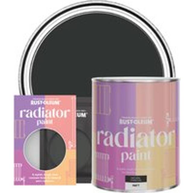 Rust-Oleum Radiator Paint, Matt Finish - Natural Charcoal (Black) - 10ml