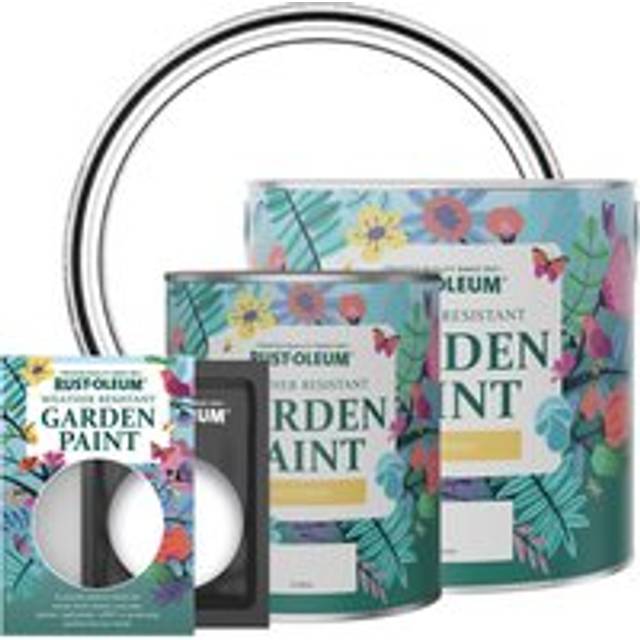 Rust-Oleum Garden Paint, Matt Finish - COTTON (WHITE) - 10ml - White