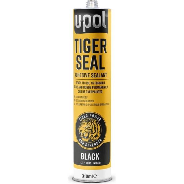 U-Pol Tiger Seal PU Adhesive Sealant BLACK Windows/Bond/Body Panels