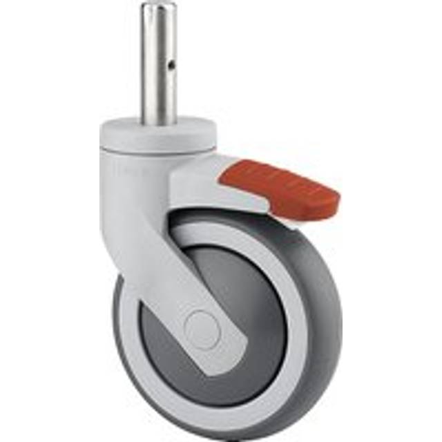 TENTE wheel Ø x width 100 x 32 mm, wheel Ø x width 100 x 32 mm, swivel castor with double stop