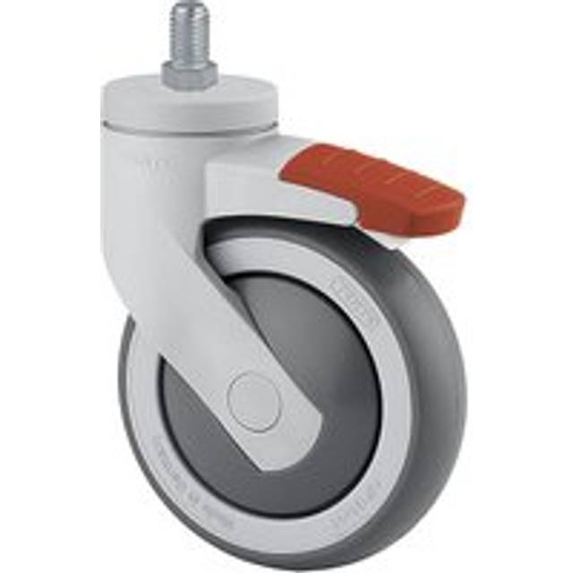 TENTE wheel Ø x width 75 x 25 mm, wheel Ø x width 75 x 25 mm, swivel castor with double stop