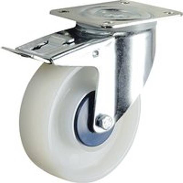 TENTE wheel Ø x width 125 x 40 mm, wheel Ø x width 125 x 40 mm, swivel castor with double stop