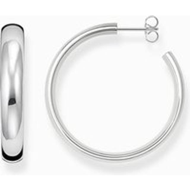 Thomas Sabo Sterling Silver Medium Hoop Earrings