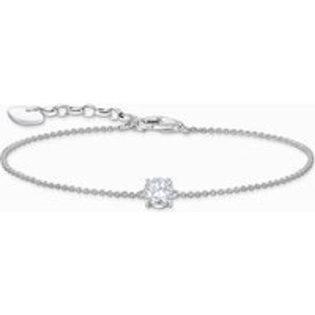 Thomas Sabo Sterling Silver Circle White Zirconia Bracelet