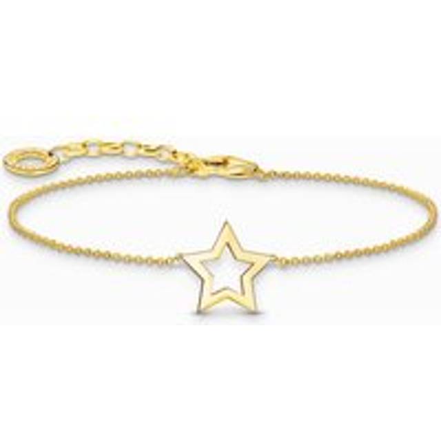 Thomas Sabo Gold Plated Sterling Silver Star Bracelet