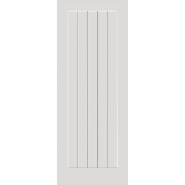 JB Kind Thames Primed Internal Door (Size: 1981 x 686mm, Thickness: 44mm, Fire Door: Yes) White