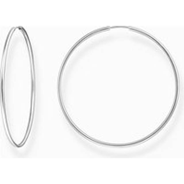 Thomas Sabo Sterling Silver Large Hoop Earrings