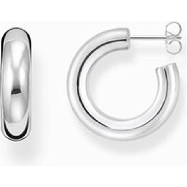 Thomas Sabo Sterling Silver Small Chunky Hoop Earrings