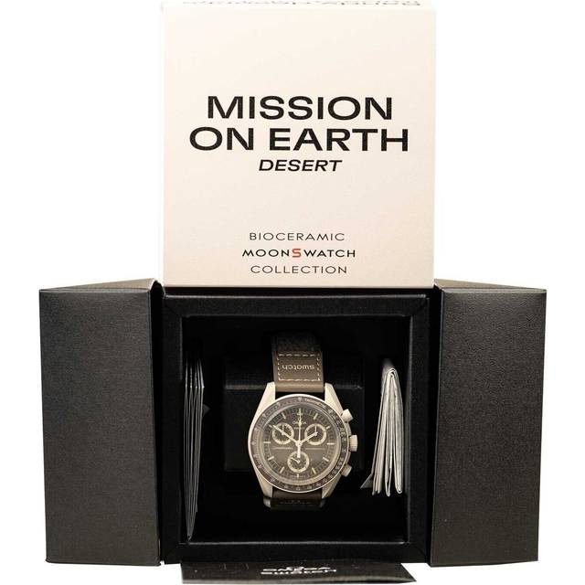 Swatch Moonswatch Omega x Mission to Earth Desert bioceramic armbandsur, Beige