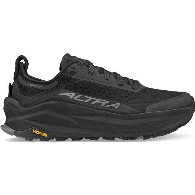 ALTRA Olympus 6 Trail löparsko för kvinnor, Svart/Svart, 38 EU