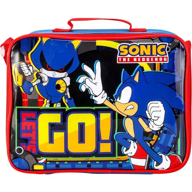 Sonic Lunch Bag Thermal Insulated Kids Lunch Box Adjustable Carry Bag