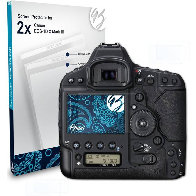 Bruni 2x protective film for canon eos-1d x mark iii screen protector