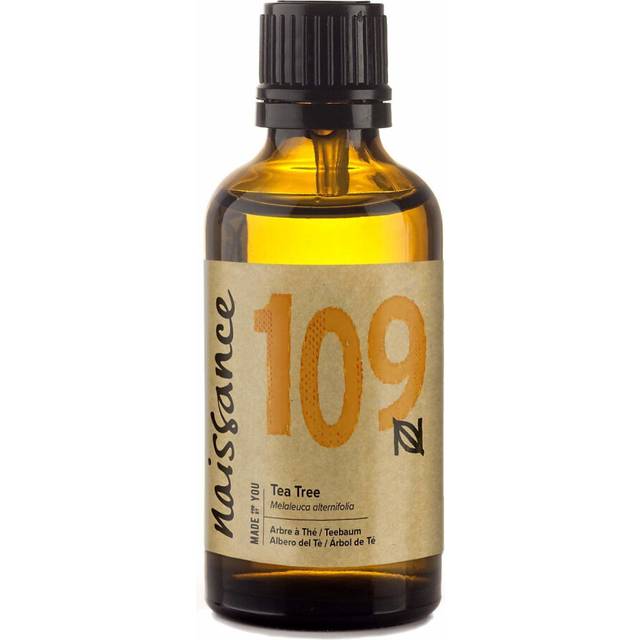 Naissance Tea Tree Essential Oil (#109) 50ml - Pure, Natural, Cruelty Free, Vegan & Undiluted