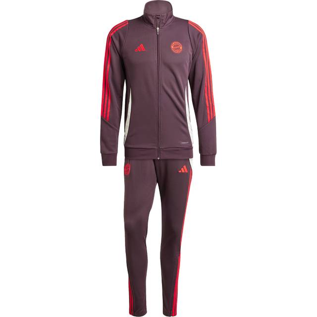 '24-'25 Bayern Munich Tracksuit (Shadow Maroon) Men's L Polyester Made By: Adidas