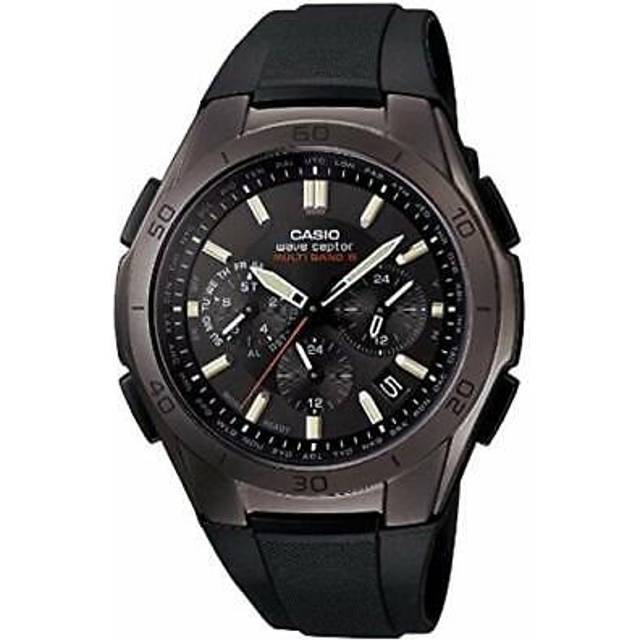 CASIO wave ceptor WVQ-M410B-1AJF [wave ceptor Solar Radio Chronograph Men's] Round Watch Black