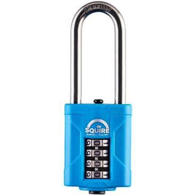 Squire - CP40S25BX Heavy-Duty Rustproof Marine Combi Padlock 40mm Long Shackle 63mm