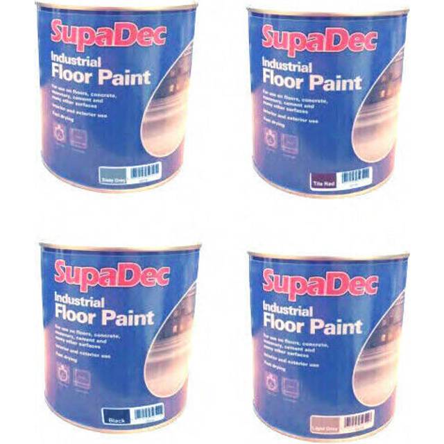 SupaDec Interior Exterior Other Surfaces Floor Paint Tile Red 1L