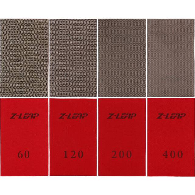 Z-LEAP Diamond Sandpaper Hand Sanding Sheet Polishing Paper Set Glass